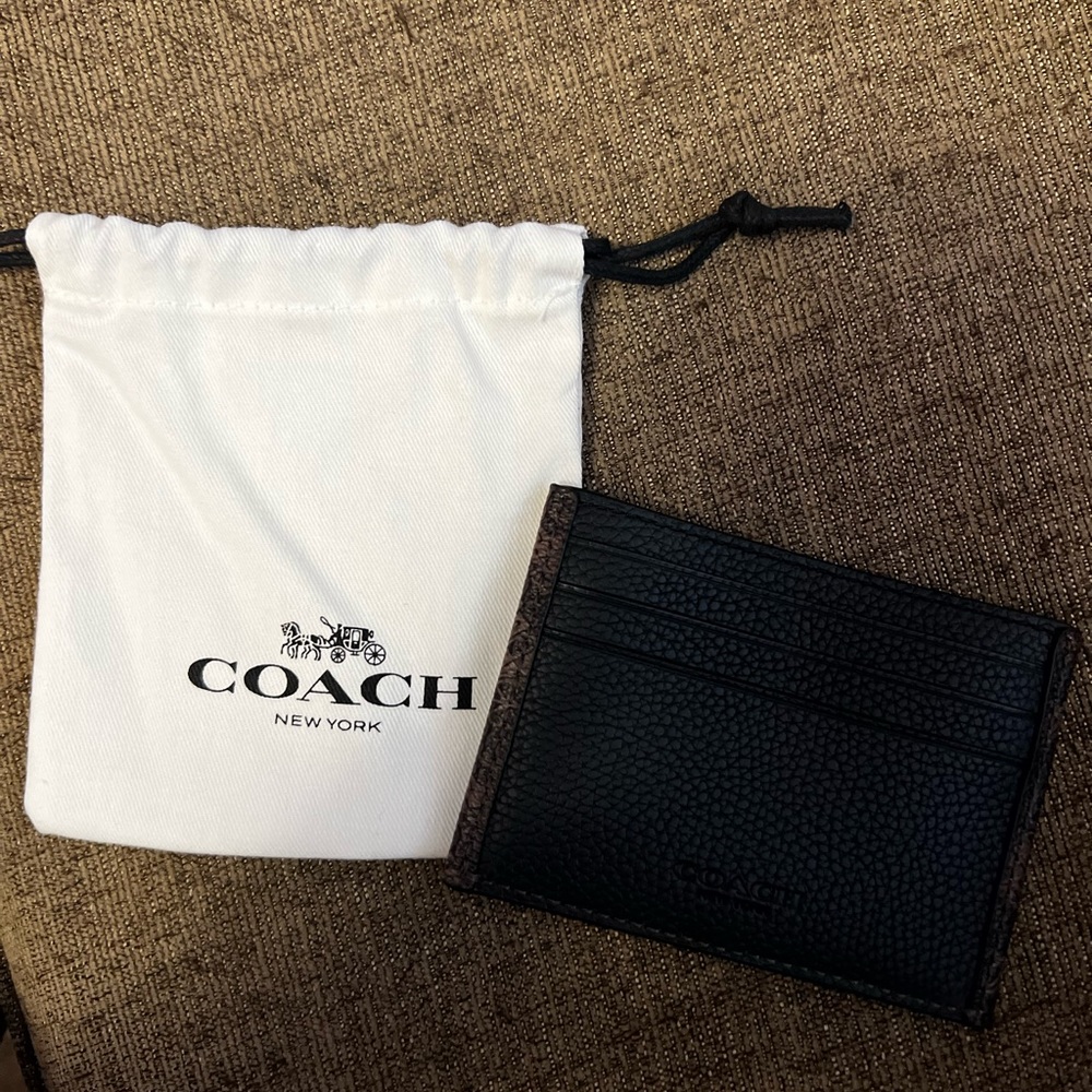 Coach Leather Card Case
